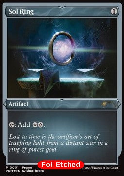 Sol Ring PFDN-1 Rare Near Mint Englisch Foil