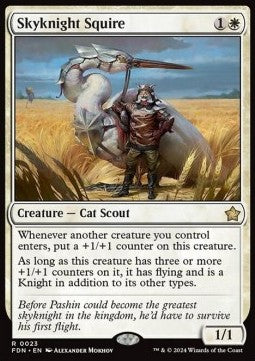 Skyknight Squire FDN-23 Rare Near Mint Englisch Foil