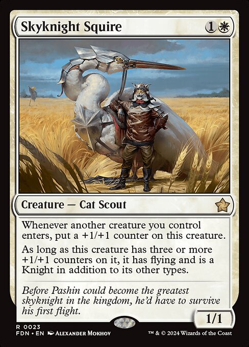 Skyknight Squire FDN-23 Rare Near Mint Englisch