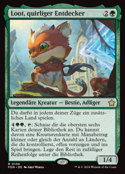Loot, quirliger Entdecker FDN-106 Rare Near Mint Deutsch