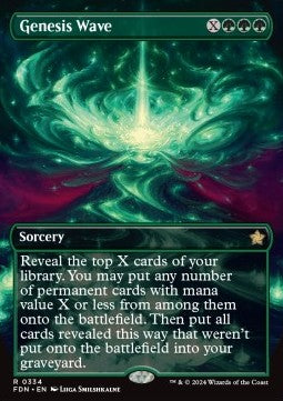 Genesis Wave XFDN-334 Rare Excellent Englisch