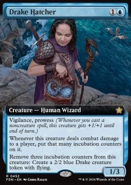 Drake Hatcher XFDN-452 Rare Near Mint Englisch Foil