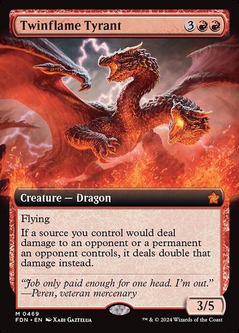 Twinflame Tyrant XFDN-469 Mythic Near Mint Englisch