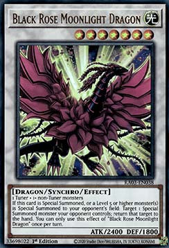 Black Rose Moonlight Dragon RA03-038 Ultra Rare Near Mint Englisch 1. Auflage