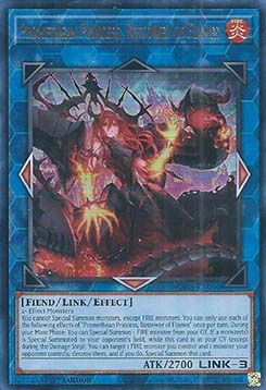 Promethean Princess, Bestower of Flames RA03-050 Ultra Rare Near Mint Englisch 1. Auflage