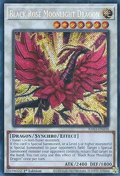 Black Rose Moonlight Dragon (V.3) RA03-EN038 Secret Rare Near Mint Englisch 1. Auflage