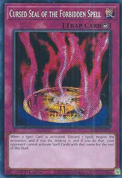 Cursed Seal of the Forbidden Spell (V.3) RA03-EN076 Secret Rare Near Mint Englisch 1. Auflage