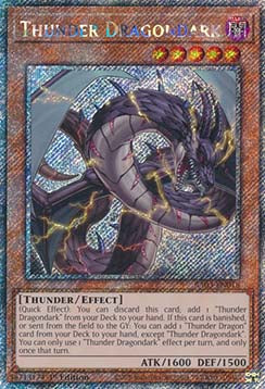 Thunder Dragondark RA03-018 Platinum Secret Rare Near Mint Englisch 1. Auflage
