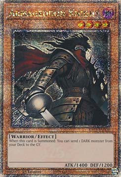 Armageddonritter (V.5) RA03-002 Quarter Century Secret Rare Near Mint Deutsch 1. Auflage