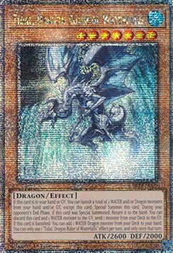 Tidal, Drachenherrscher der Wasserfälle (V.5) RA03-009 Quarter Century Secret Rare Near Mint Deutsch 1. Auflage