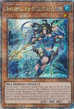Neptabyss, der atlantische Prinz (V.5) RA03-013 Quarter Century Secret Rare Near Mint Deutsch 1. Auflage