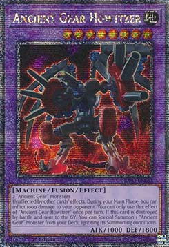 Antike Antriebshaubitze (V.5) RA03-035 Quarter Century Secret Rare Near Mint Deutsch 1. Auflage