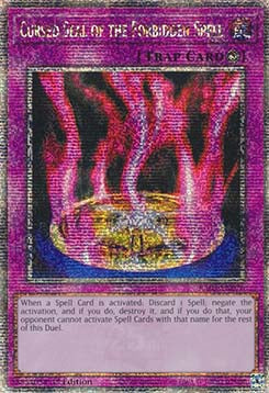 Verfluchtes Siegel des verbotenen Zaubers (V.5) RA03-076 Quarter Century Secret Rare Near Mint Deutsch 1. Auflage