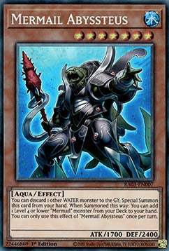 Nixenrüstung Abyssteus (V.6) RA03-007 Collectors Rare Near Mint Deutsch 1. Auflage