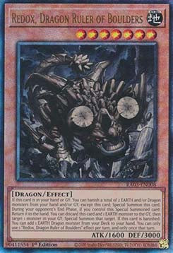 Redox, Drachenherrscher der Felsen (V.7) RA03-008 Ultimate Rare Near Mint Deutsch 1. Auflage