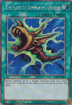 Drachenrufflöte (V.1) RA03-087 Platinum Secret Rare Near Mint Deutsch 1. Auflage