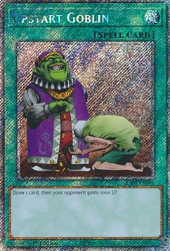 Emporkömmling Goblin (V.1) RA03-096 Platinum Secret Rare Near Mint Deutsch 1. Auflage