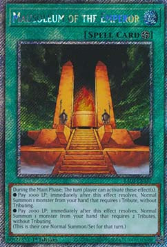 Mausoleum des Kaisers (V.1) RA03-167 Platinum Secret Rare Excellent Deutsch 1. Auflage
