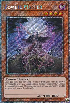 Zombiemeister (V.1) RA03-185 Platinum Secret Rare Near Mint Deutsch 1. Auflage