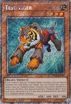Versuchstiger (V.1) RA03-189 Platinum Secret Rare Near Mint Deutsch 1. Auflage