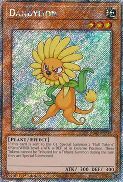 Löwenzahn-Löwe (V.1) RA03-211 Platinum Secret Rare Near Mint Deutsch 1. Auflage