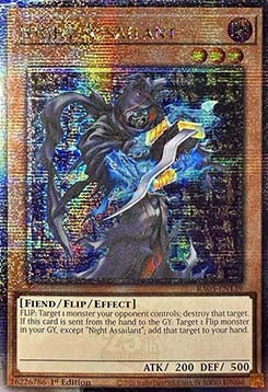 Nächtlicher Angreifer (V.2) RA03-139 Quarter Century Secret Rare Near Mint Deutsch 1. Auflage