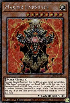 Meister Hyperion (V.1) RA03-252 Platinum Secret Rare Near Mint Deutsch 1. Auflage