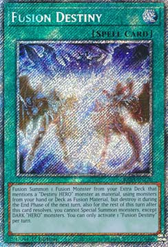 Fusionsschicksal (V.1) RA03-270 Platinum Secret Rare Near Mint Deutsch 1. Auflage