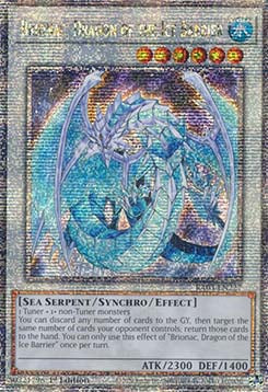Brionac, Drache der Eisbarriere (V.2) RA03-227 Quarter Century Secret Rare Near Mint Deutsch 1. Auflage