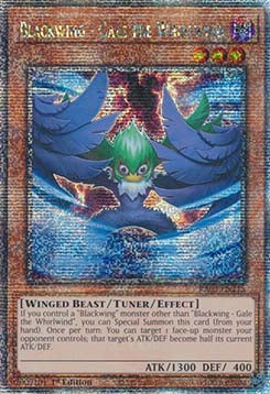 Schwarzflügel - Gale der Wirbelwind (V.2) RA03-215 Quarter Century Secret Rare Near Mint Deutsch 1. Auflage