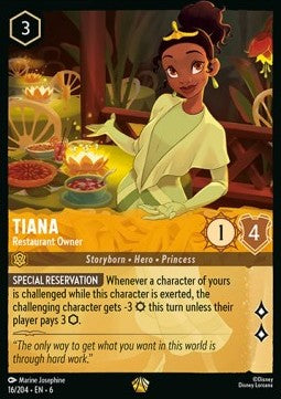 Tiana - Restaurant Owner (V.1) 6AZS-16 Legendary Near Mint Englisch