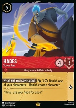 Hades - Starker Arm 6AZS-125 Legendary Near Mint Deutsch Foil