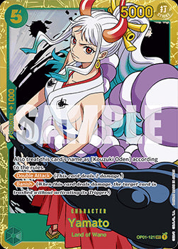 Yamato (OP01-121) (V.1) PRB01 Secret Rare Near Mint Englisch