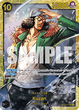 Kuzan (OP02-121) (V.1) PRB01 Secret Rare Excellent Englisch
