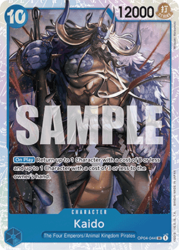 Kaido (OP04-044) (V.1) PRB01 Super Rare Near Mint Englisch