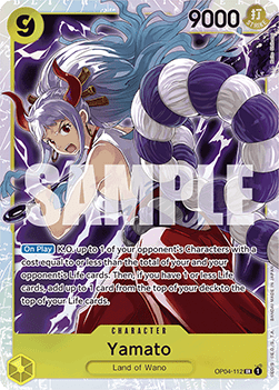 Yamato (OP04-112) (V.1) PRB01 Super Rare Excellent Englisch