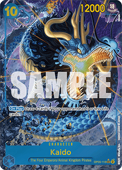 Kaido (OP05-118) (V.2) PRB01 Alternate Art Near Mint Englisch