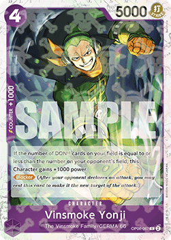 Vinsmoke Yonji (OP06-067) (V.1) PRB01 Rare Near Mint Englisch
