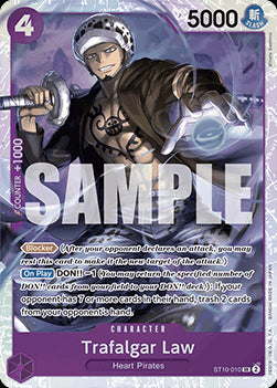 Trafalgar Law (ST10-010) (V.1) PRB01 Super Rare Near Mint Englisch