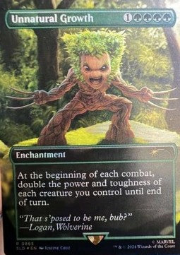 Unnatural Growth SLD-865 Rare Near Mint Englisch Foil