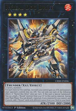 Ryzeal Duo Drive CRBR-EN006 Ultra Rare Light Played Englisch 1. Auflage