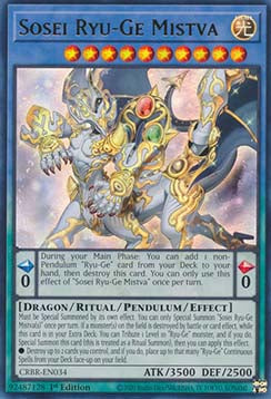 Sosei Ryu-Ge Mistva (V.1) CRBR-034 Ultra Rare Near Mint Englisch 1. Auflage