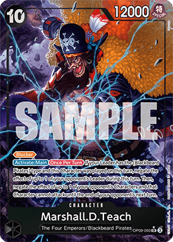Marshall.D.Teach (OP09-093) (V.2) OP09 Alternate Art Near Mint Englisch