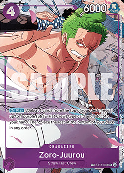 Zoro-Juurou (ST18-004) OP09 Special Rare Played Englisch