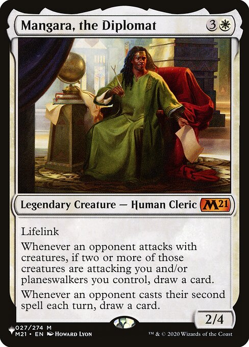 Mangara, the Diplomat SLD20WTW- Mythic Excellent Englisch