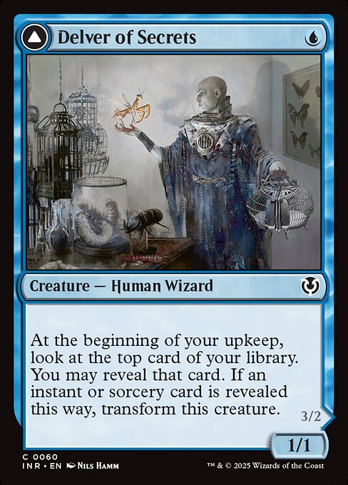 Delver of Secrets / Insectile Aberration INR-60 Common Near Mint Englisch