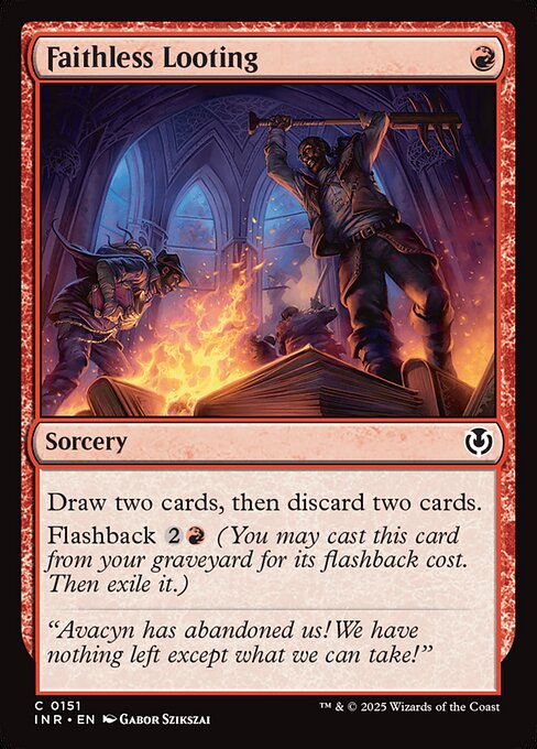 Faithless Looting INR-151 Common Near Mint Englisch