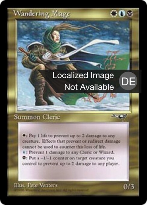 Reisender Magus ALL- Rare Light Played Deutsch
