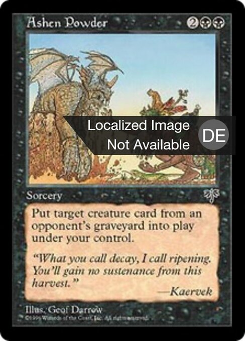 Asche der Toten MIR- Rare Played Deutsch