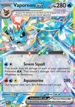 Aquana ex PRE-023 Double Rare Near Mint Deutsch